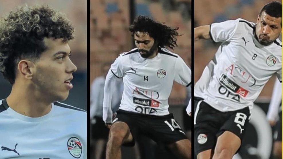 طارق حامد وحسين الشحات وإمام عاشور 