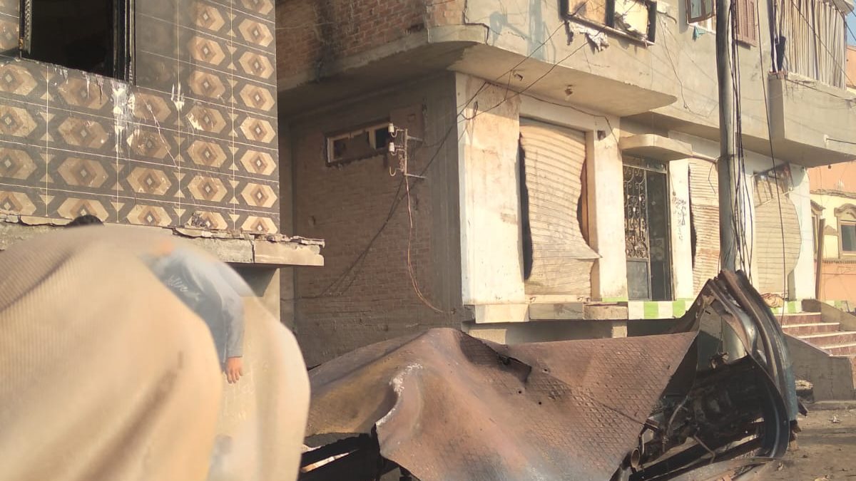 اثار الحادث