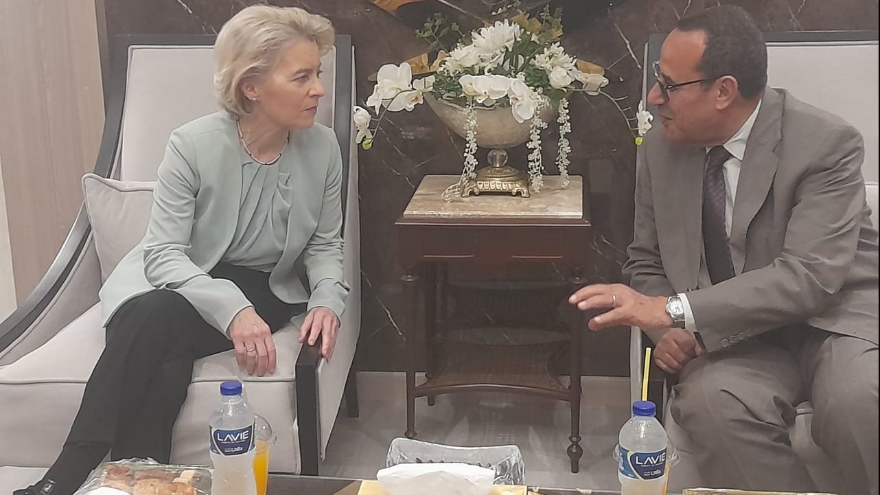 رئيسة المفوضية الأوروبية في سيناء 