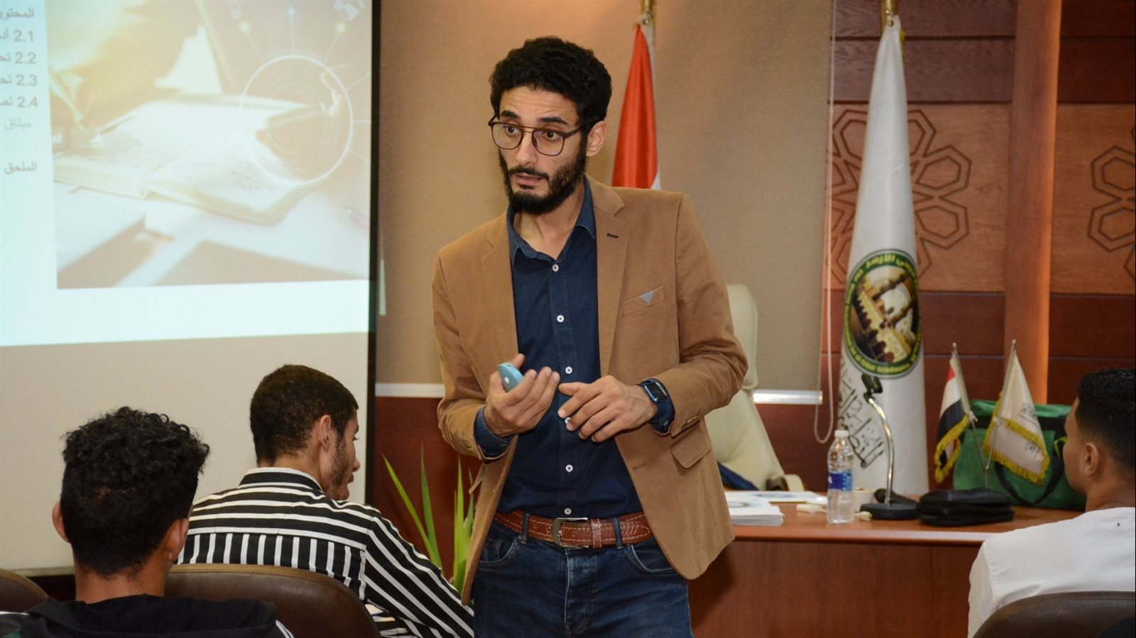 ورشة عمل لـ"إدارة المشاريع "لكلية التربية الرياضية بنين