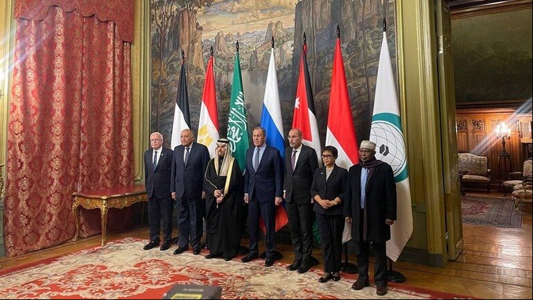 لقاء لافروف باللجنة الوزارية العربية الاسلامية