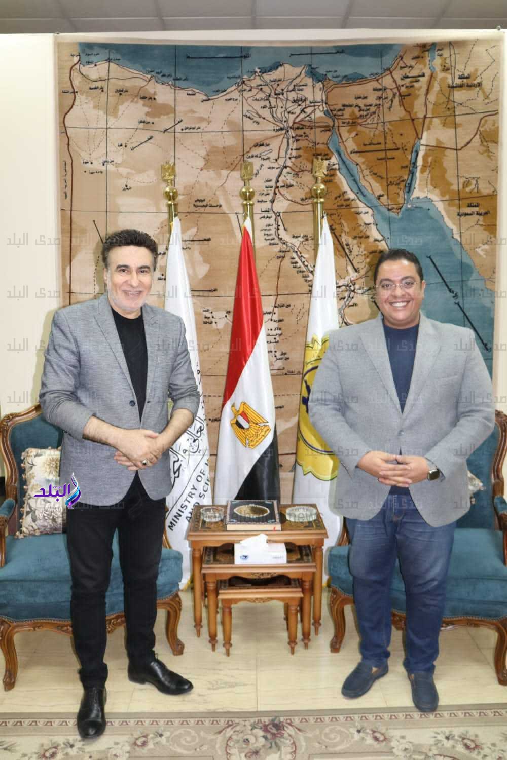 طارق دسوقي يلتقي طلاب المعاهد العليا في محاضرة عن دور الفن كقوة ناعمة