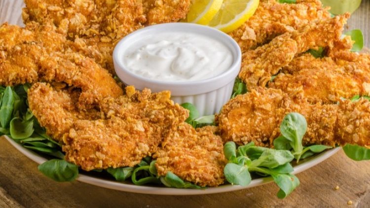 دجاج بالشوفان 