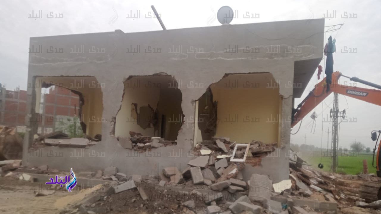 إزالة التعديات على الأراضي الزراعية 