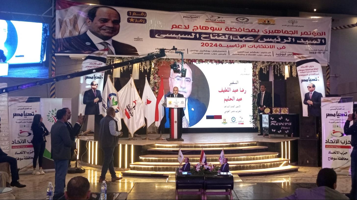 رضا عبد الرحيم، أمين عام مساعد حزب مصر القومي
