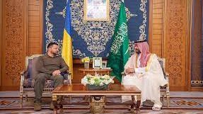 الأمير محمد بن سلمان والرئيس الأوكراني