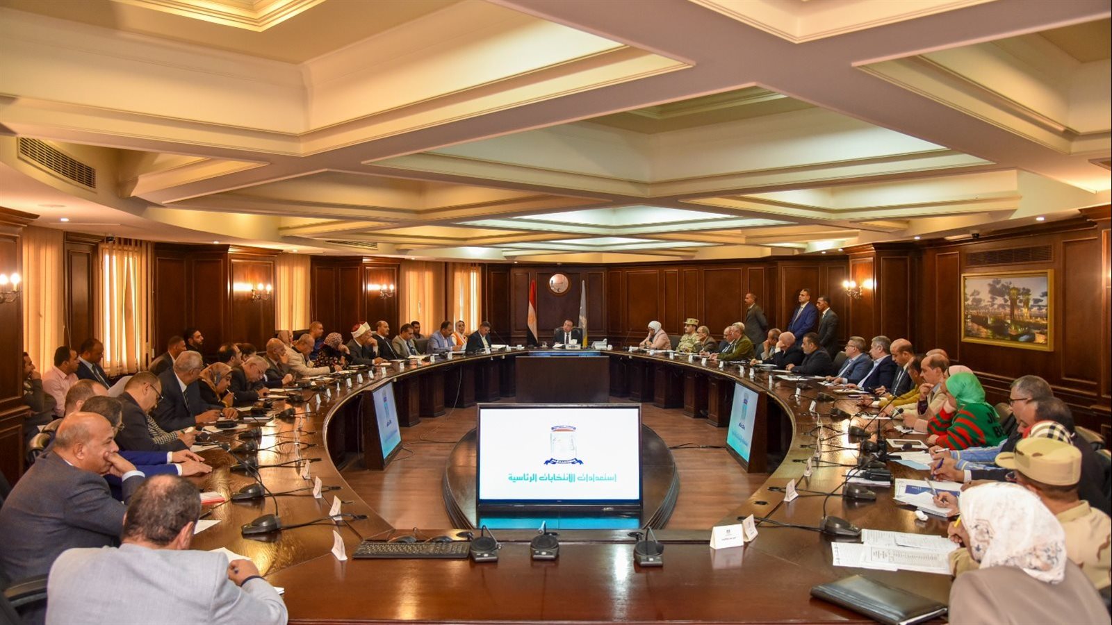 اجتماع بمحافظة الإسكندرية