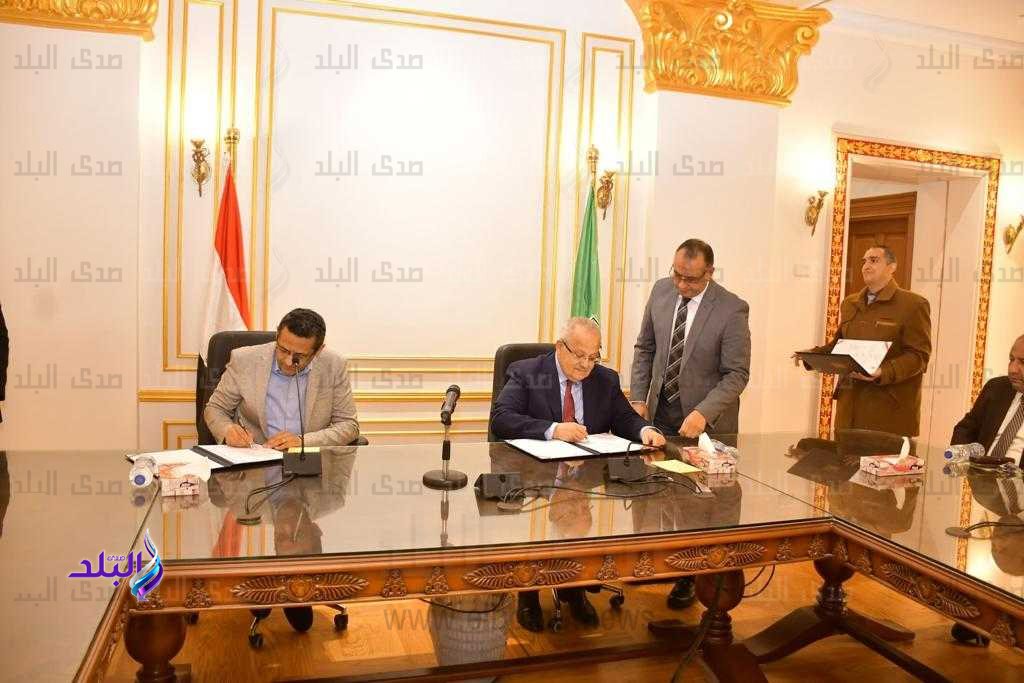 توقيع بروتوكولي تعاون بين جامعة القاهرة ونقابة الصحفيين في المجالات الخدمية والأكاديمية والتدريبية5
