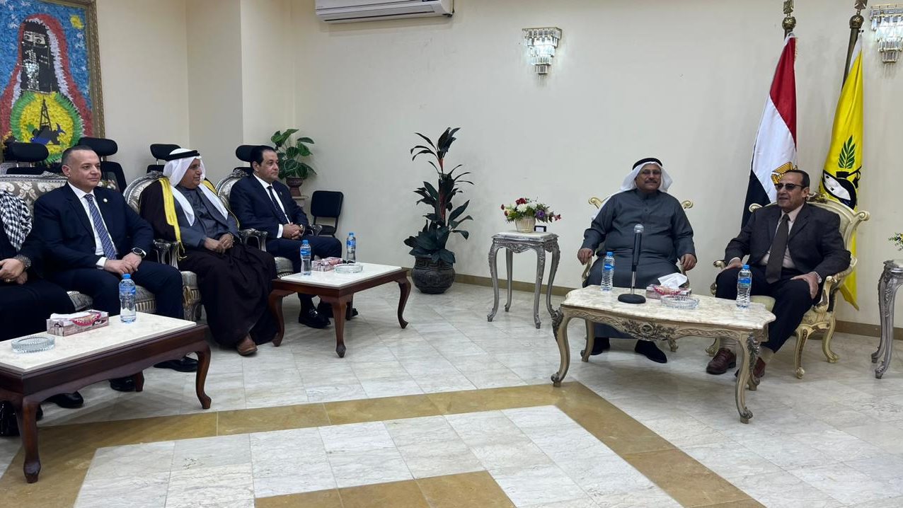 وفد البرلمان العربي في سيناء 