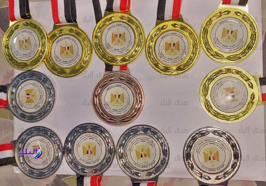 جامعة مدينة السادات تحصد الميداليات في اللقاء الرياضي3