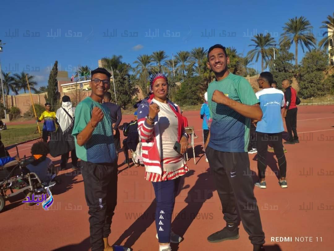 جامعة مدينة السادات تحصد الميداليات في اللقاء الرياضي1