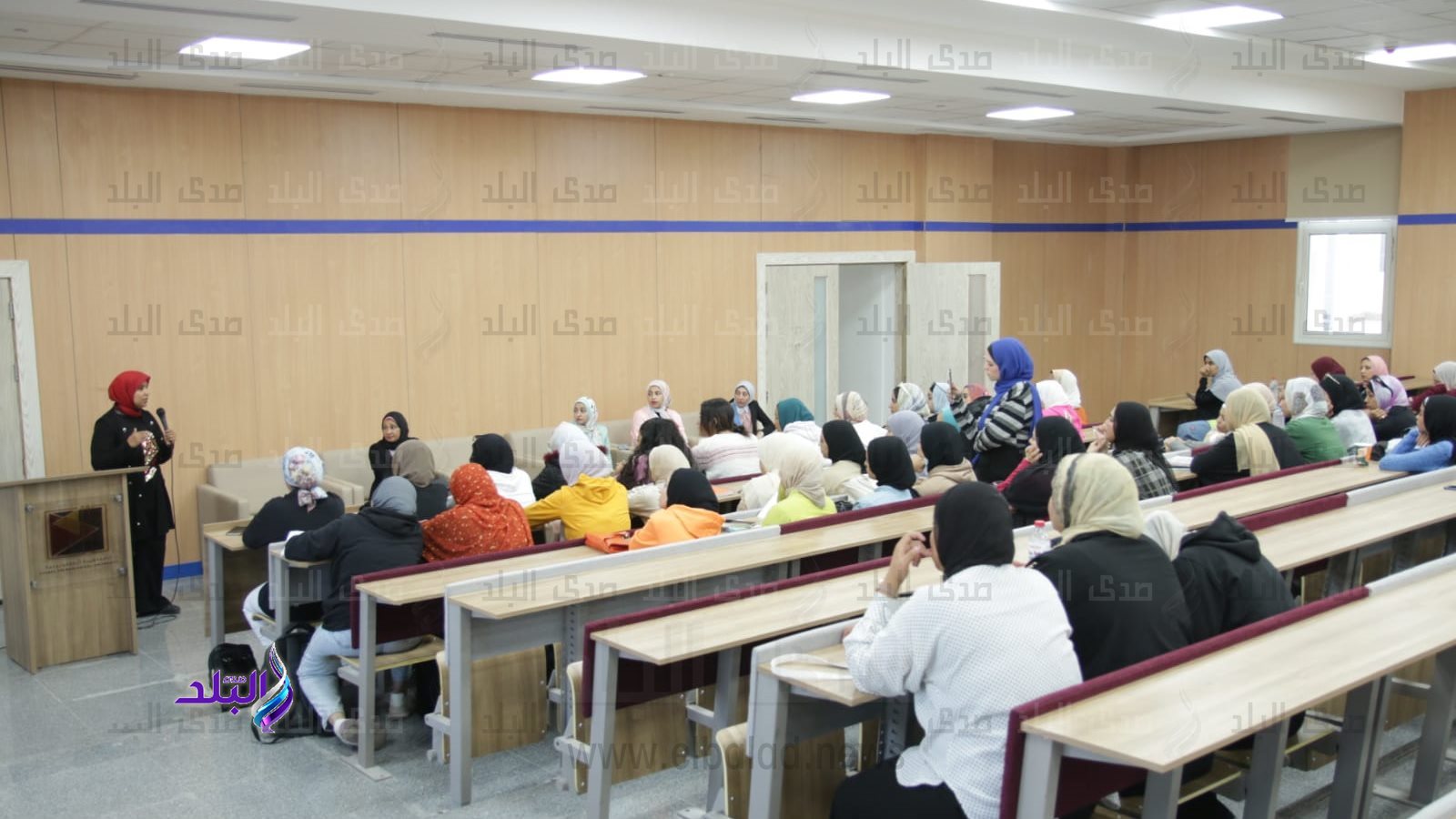 استعراض النماذج الناجحة للمرأة بجامعة طيبة التكنولوجية في جل