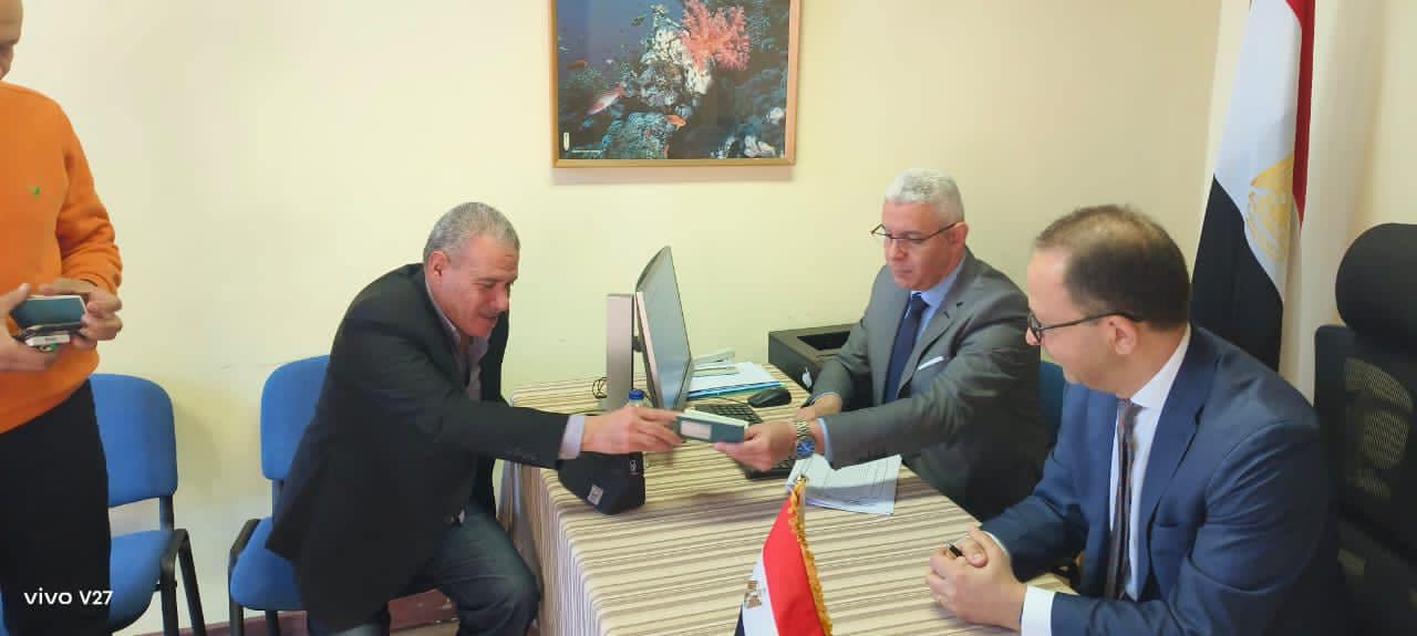 السفارة المصرية في اديس ابابا خلال عملية التصويت