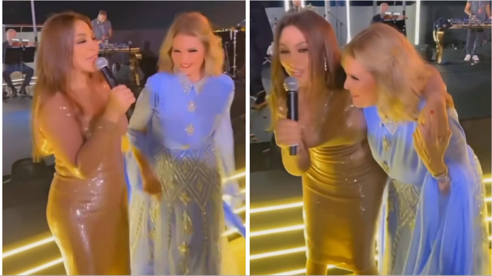 إليسا مع يسرا 