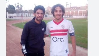 مازن عادل لاعب فريق الشباب لنادي الزمالك