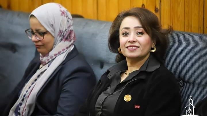  النائبة رشا إسحق ، أمين سر لجنة حقوق الإنسان بمجلس الشيوخ