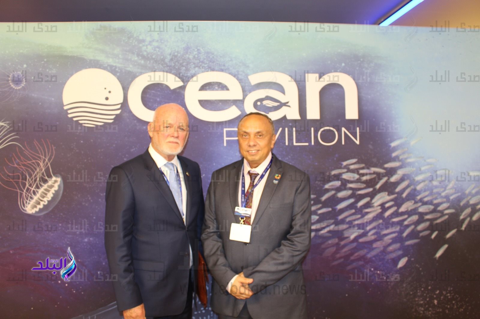 المعهد القومي لعلوم البحار خلال مشاركة فعاليات مؤتمر المُناخ COP28 