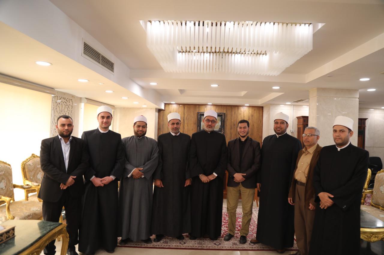 أمين "البحوث الإسلامية" يلتقي الأعضاء الجدد بلجنة المصحف