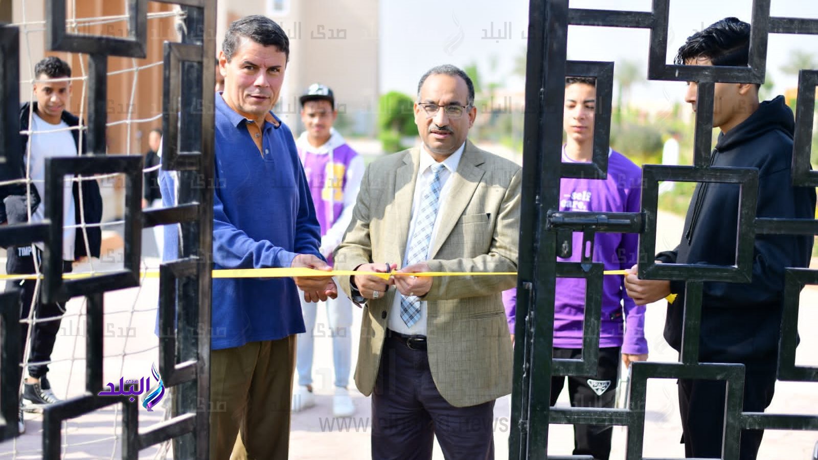 رئيس جامعة طيبة التكنولوجية يفتتح دوري كرة القدم الخماسية 20