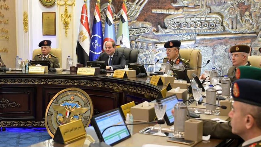 الرئيس يشهد اختبارات الهيئة لطلبة الأكاديمية العسكرية