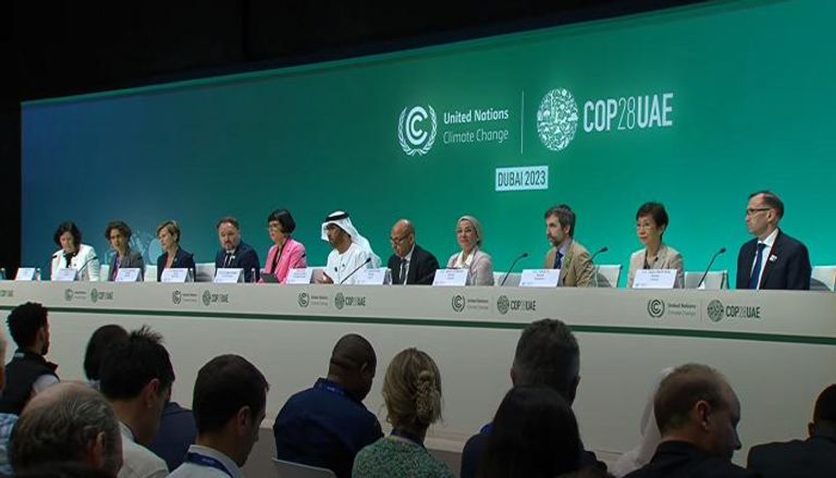رئيس COP28 خلال المؤتمر