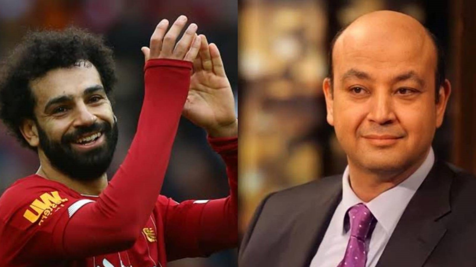 عمرو أديب ومحمد صلاح