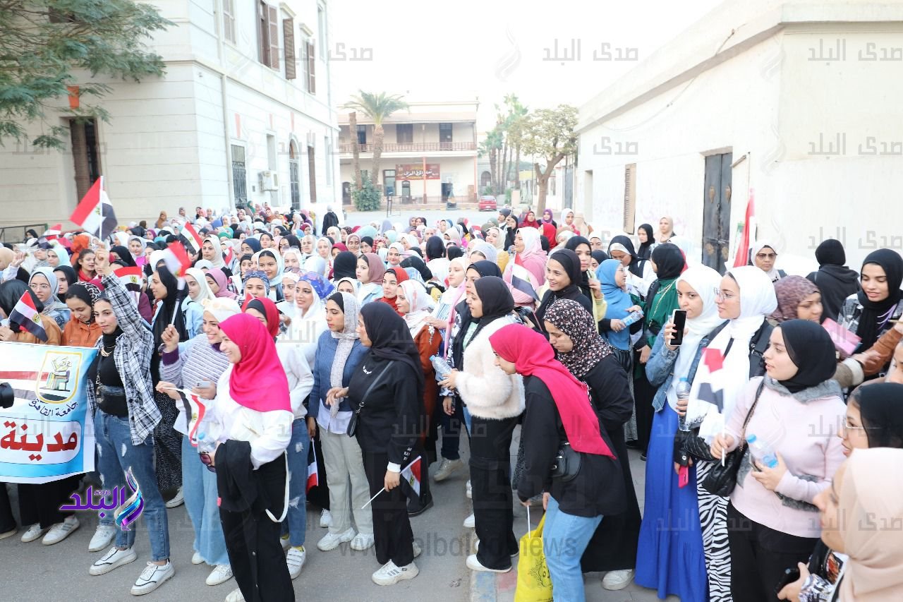 جامعة القاهرة خلال المشاركة في الانتخابات الرئاسية7