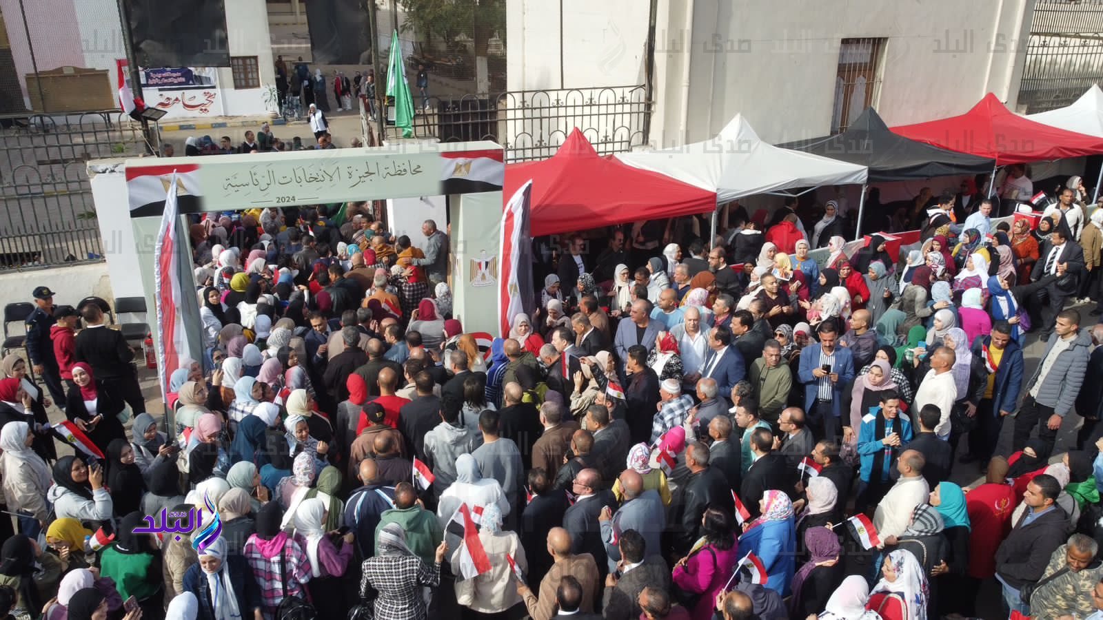 جامعة القاهرة خلال المشاركة في الانتخابات الرئاسية11