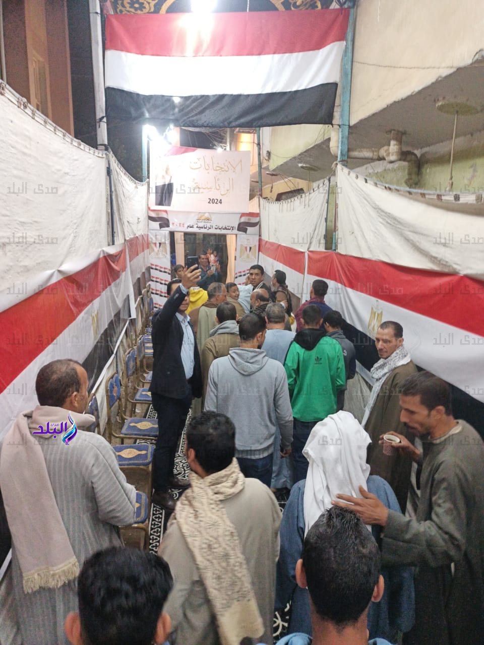 اقبال كثيف علي لجان العياط في الانتخابات الرئاسية