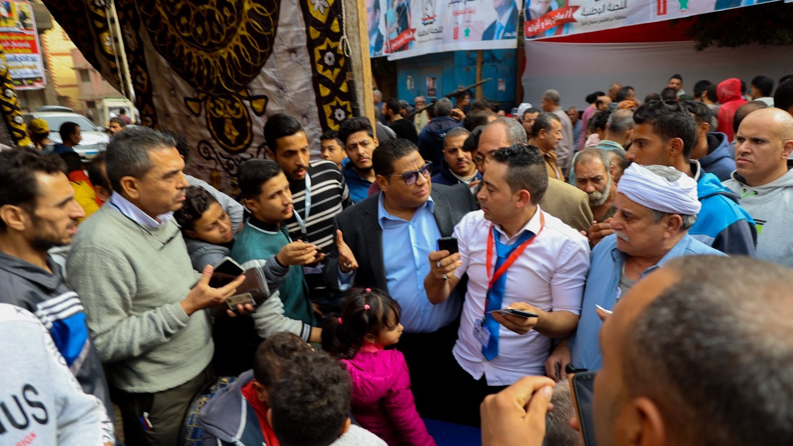  إقبال كبير على الانتخابات الرئاسية بمنشية ناصر 