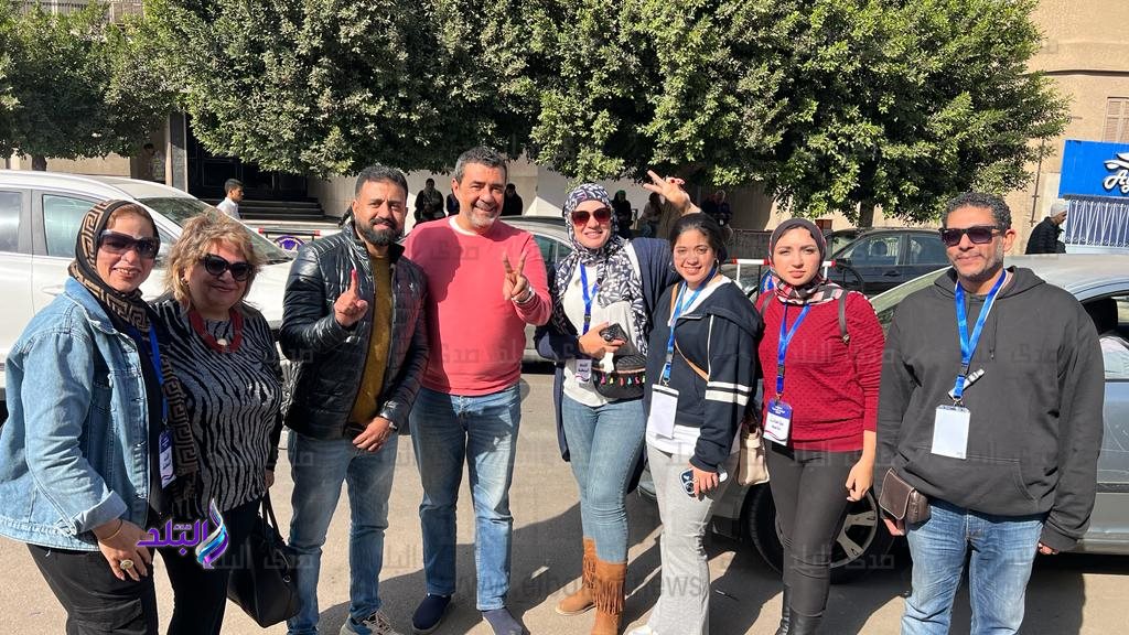 رئيس نادى النصر ومعاونيه يدلوا بصوتهم الانتخابى5