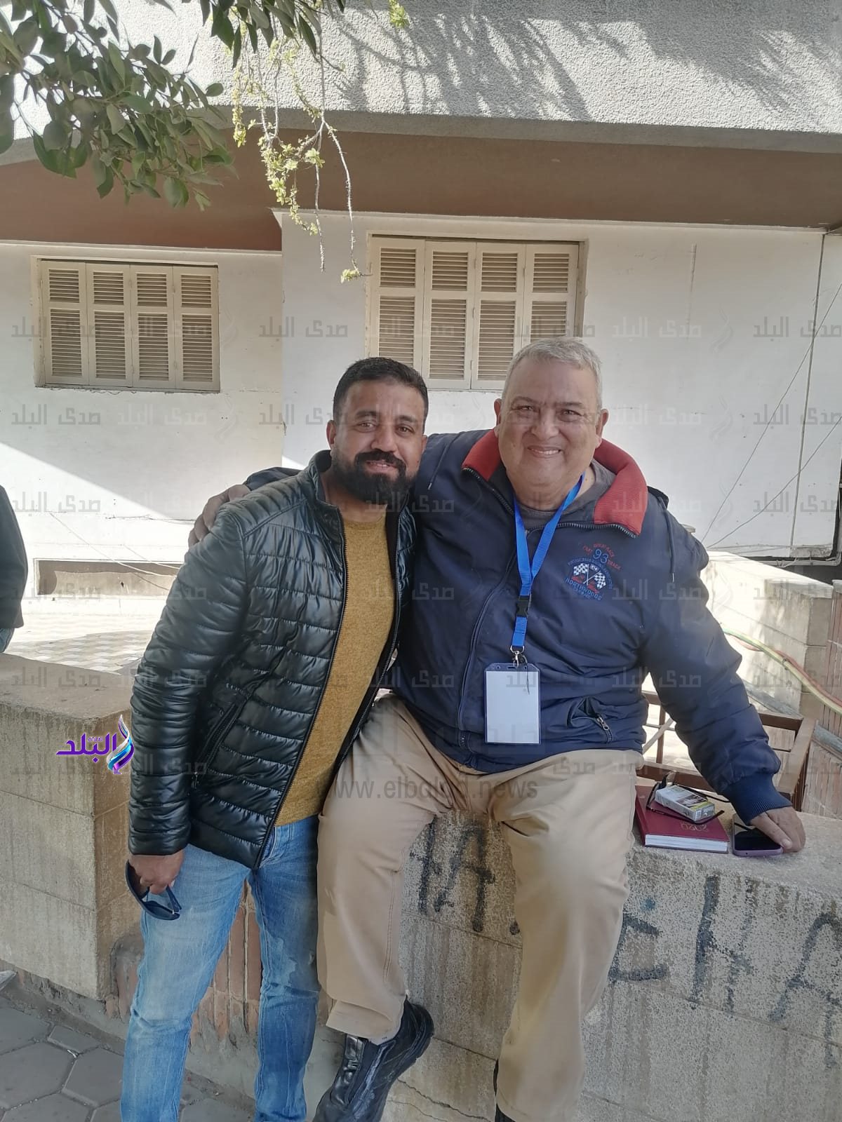 رئيس نادى النصر ومعاونيه يدلوا بصوتهم الانتخابى4