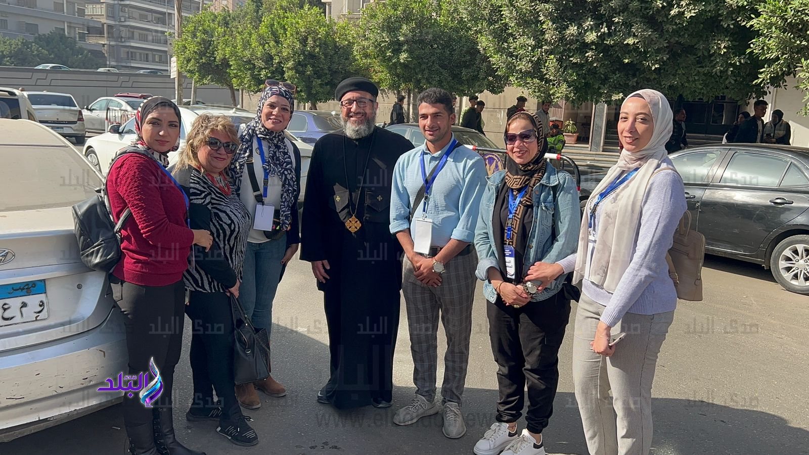 رئيس نادى النصر ومعاونيه يدلوا بصوتهم الانتخابى