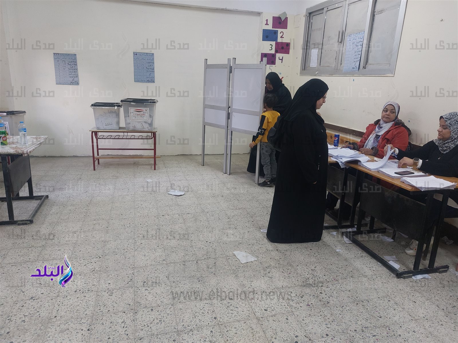 السيدات تشارك في الانتخابات الرئاسية في طرة 