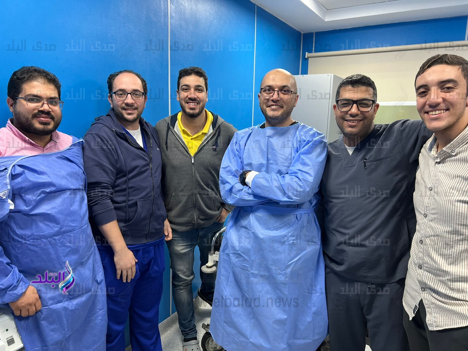 فريق المناظير بمعهد تيودور بلهارس للأبحاث