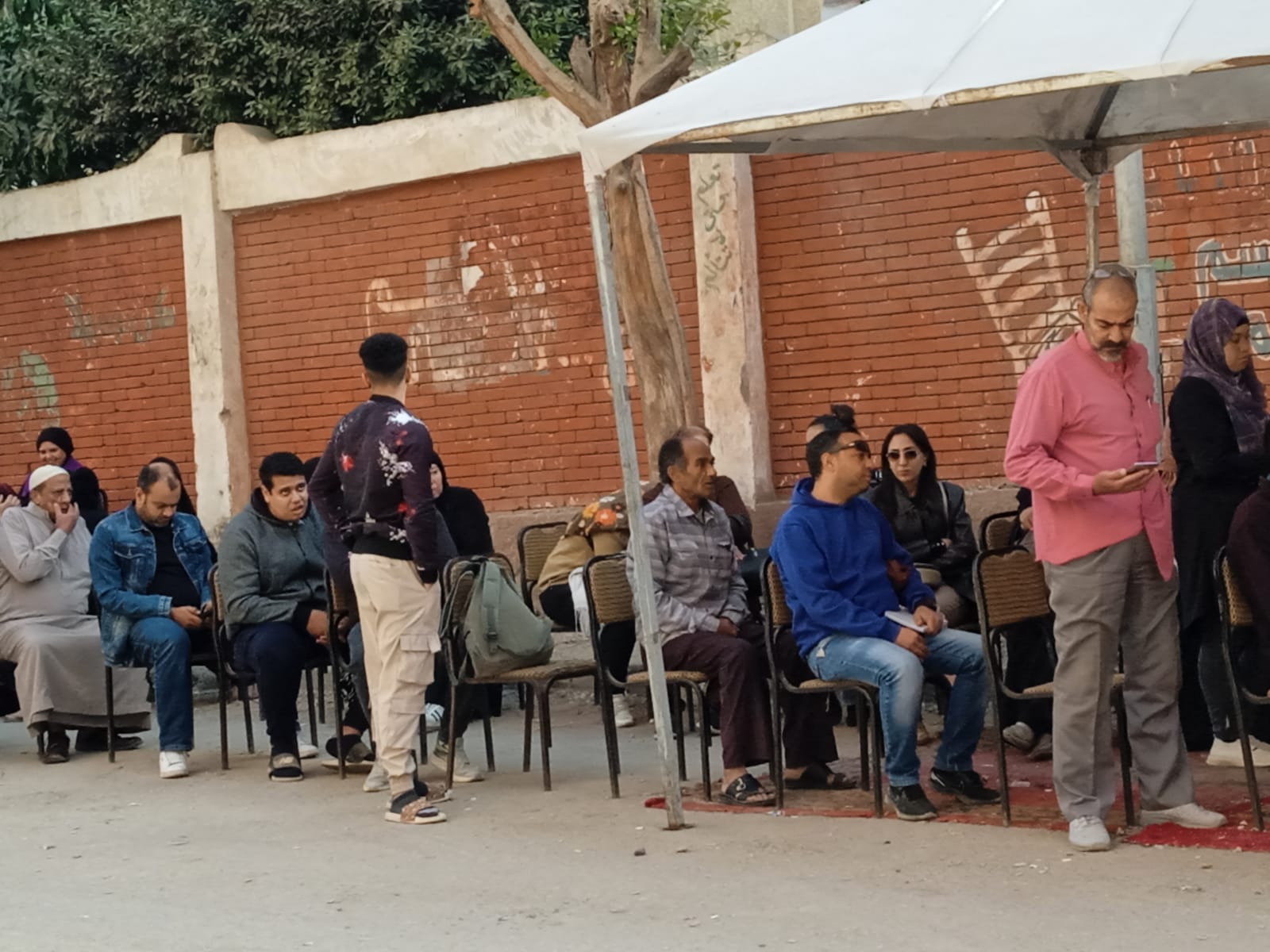اللجان الانتخابية في حي طرة 