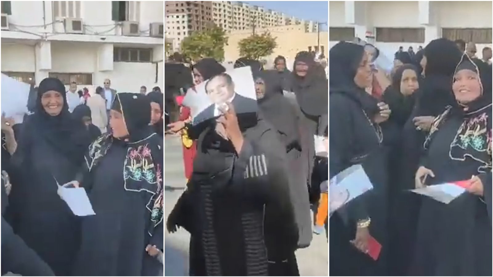 مسيرة السيدات في أسوان 