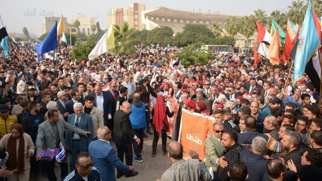 مسيرة جامعة طنطا