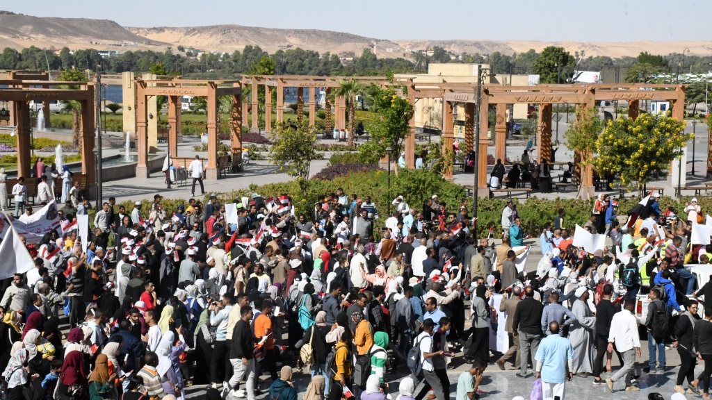 مسيرة حاشدة فى أسوان 