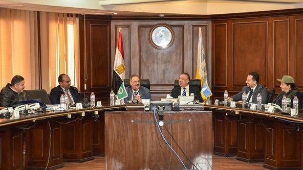 السفير خليل الذوادي ومحافظ الإسكندرية 