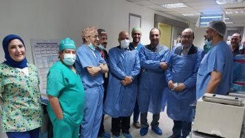  قافلة الشفة الأرنبية بمستشفى أسوان الجامعى