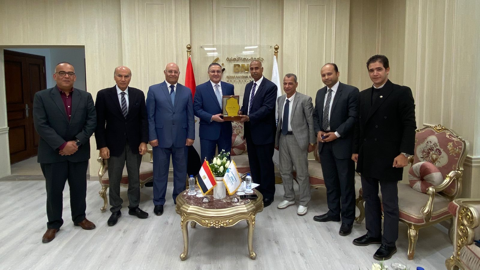 جانب من تكريم د. جمال السعيد رئيس مجلس الأمناء 