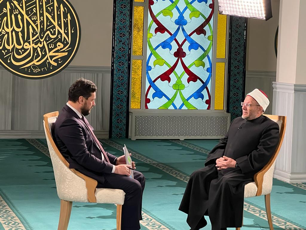 مفتي الجمهورية خلال الحوار