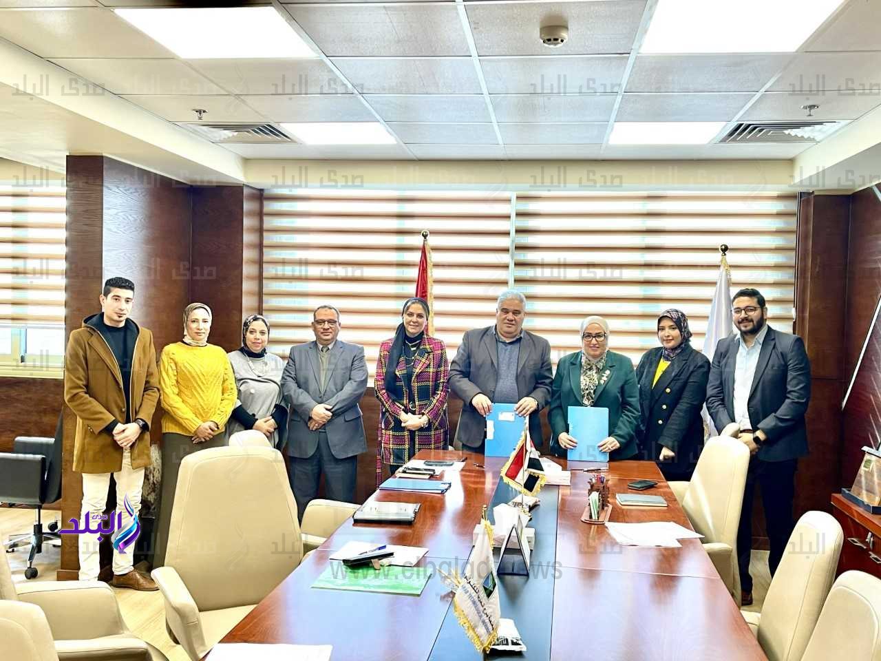 منح طلابية لريادة الأعمال وتمكين الشباب من خلال اتفاقية تعاون بين جامعة برج العرب التكنولوجية2