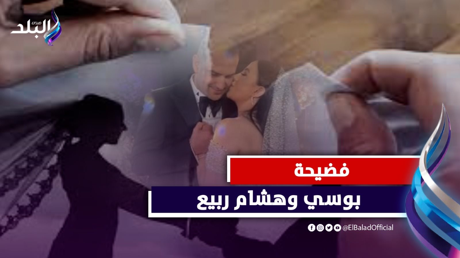 الفنانة بوسى وهاشم ربيع