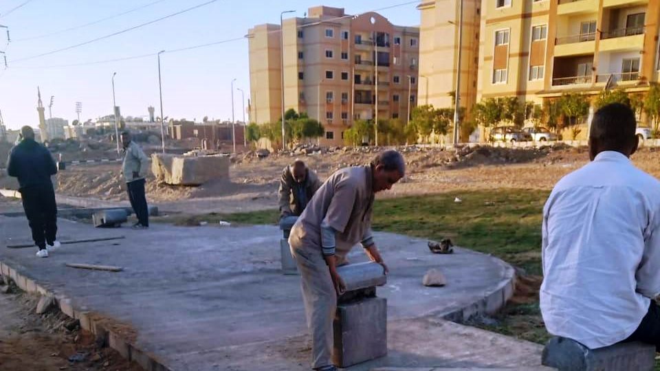 جهود النظافة بأسوان 