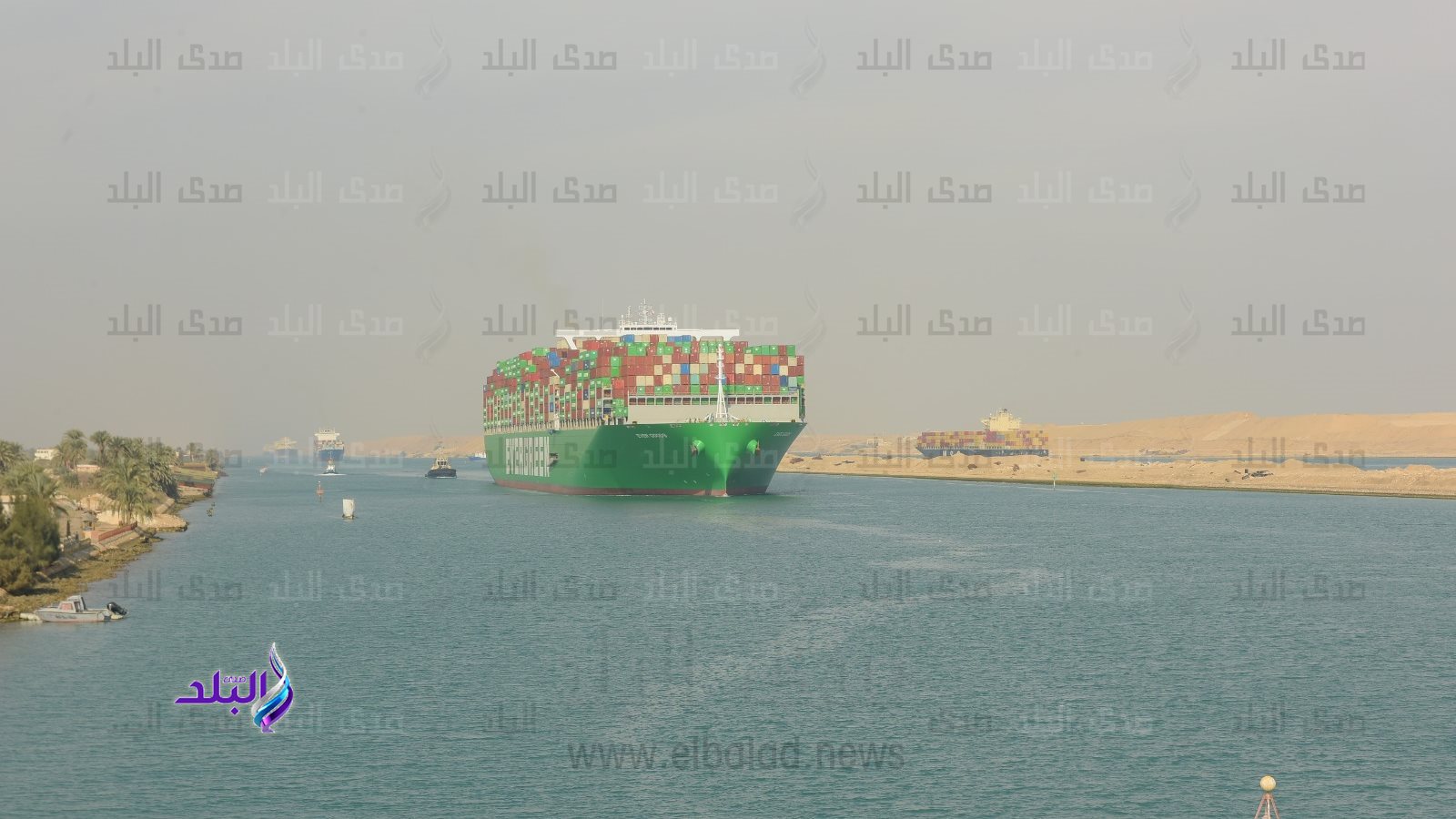 انتظام الملاحة بقناة السويس 