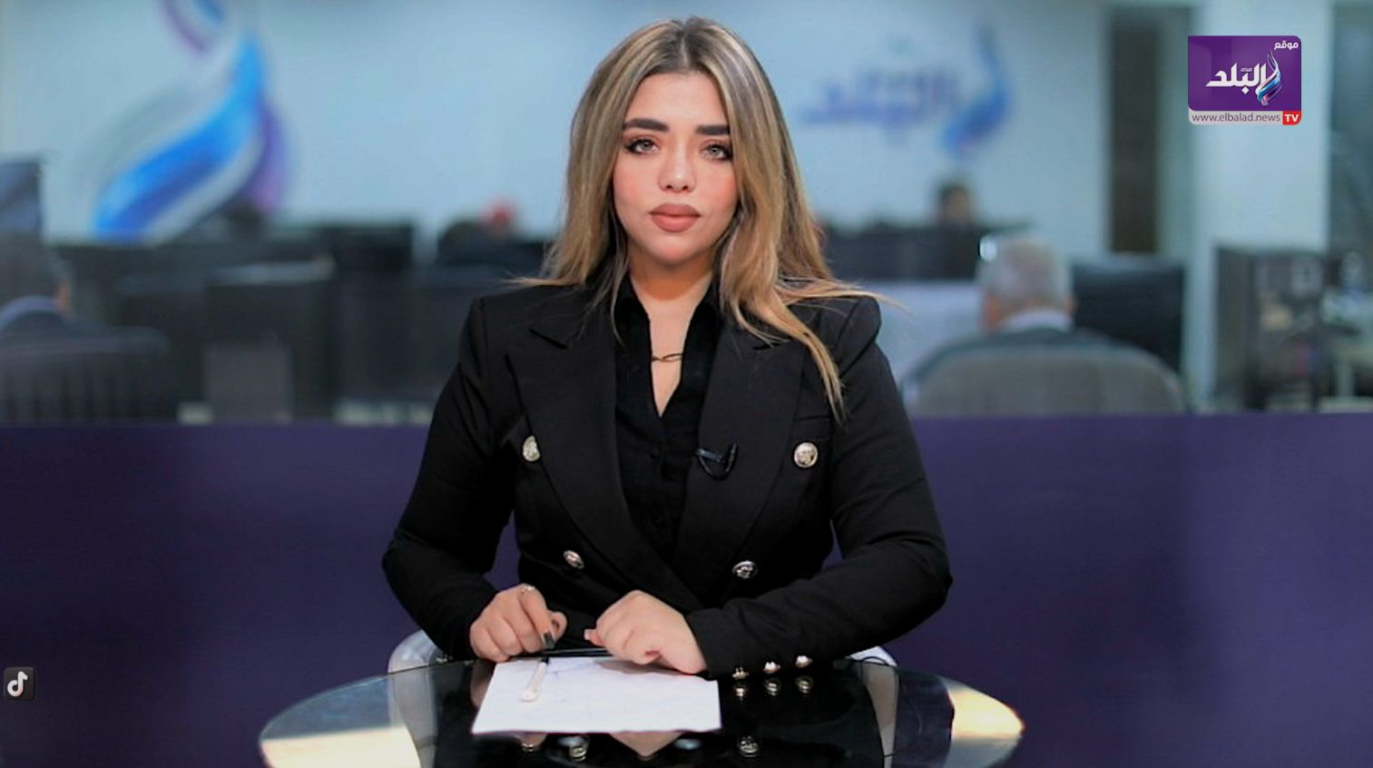 مذيعة صدي البلد ملك ريان