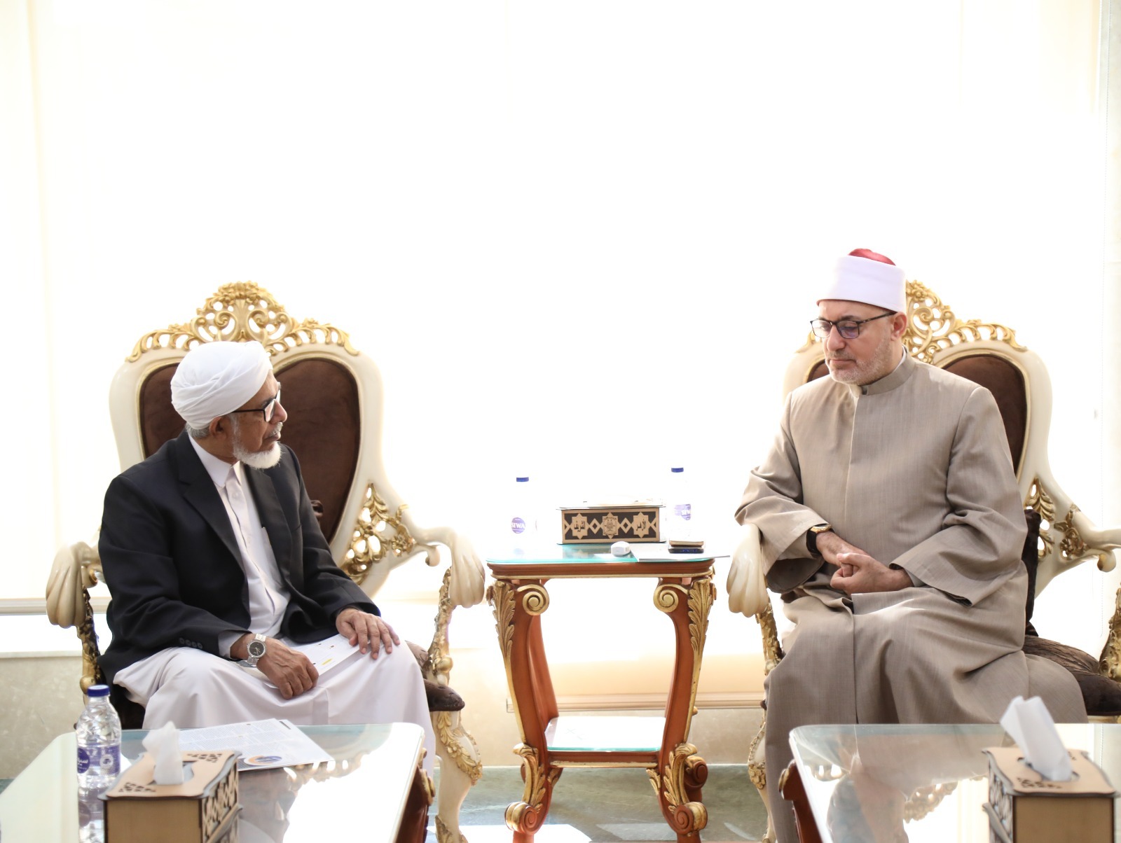 أمين «البحوث الإسلامية» يلتقي  نائب رئيس جامعة دار الهدى