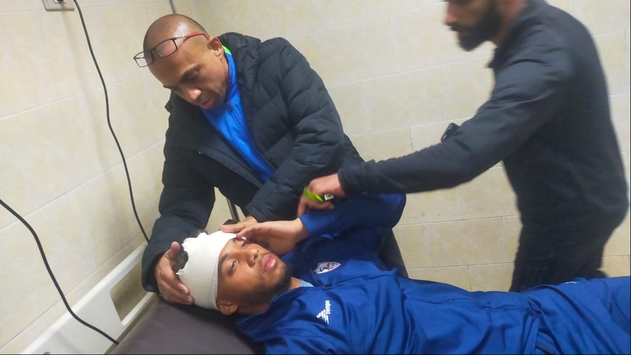 لاعب الزمالك المصاب